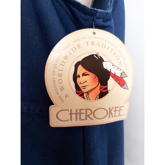NWT Vintage Cherokee Overall Dress Maxi XL Cottagecore Modest Minimualist Grunge - Picture 3 of 9